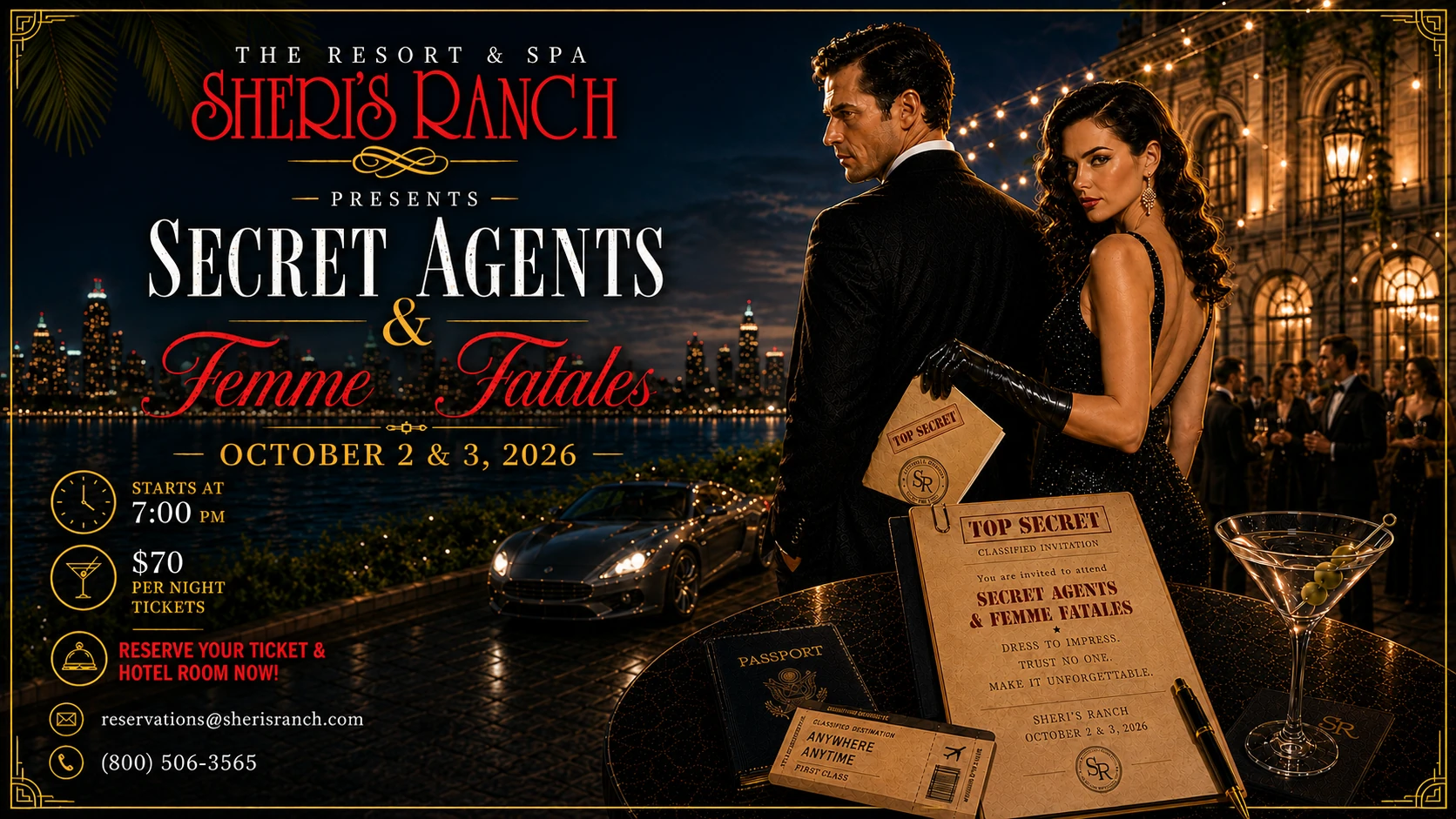 Secret Agents & Femme Fatales at Sheri's Ranch
